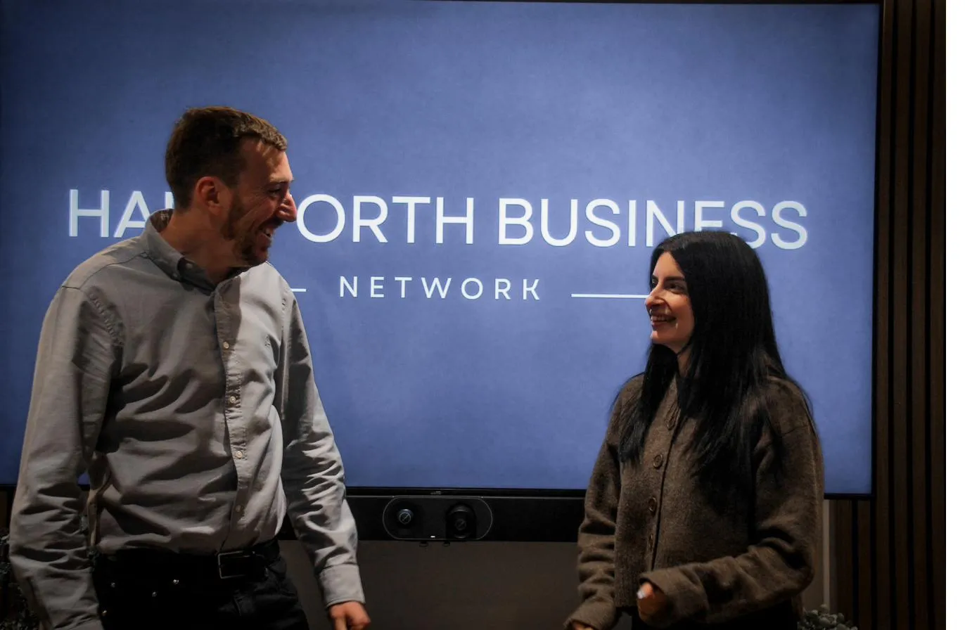Members networking at a Handforth Business Network morning